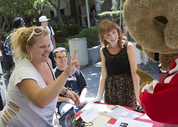 First Club Rush of the fall semester