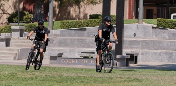 Bike policing aids in campus safety