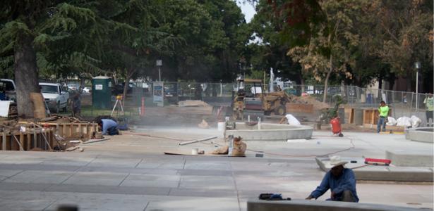 Construction reveals new landscape