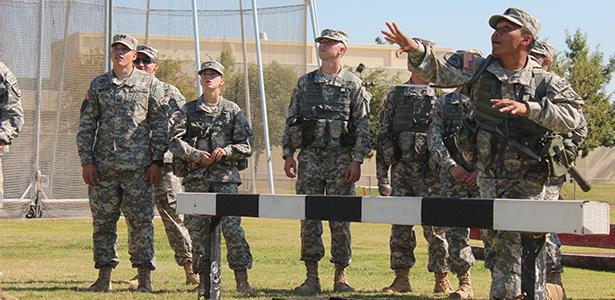 ROTC+trains+at+Fresno+State