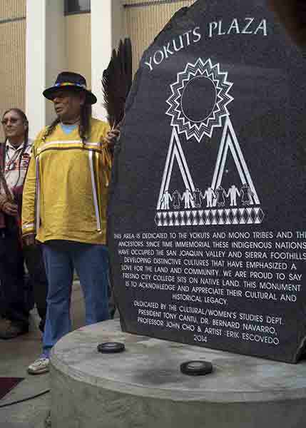 Yokuts Plaza Monument Unveiled at FCC [PHOTOS]