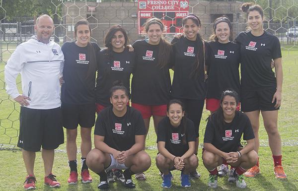 Oliver Germond  and his players who will be transferring and playing Division 1 soccer in the fall, on Tuesday, March 24.   