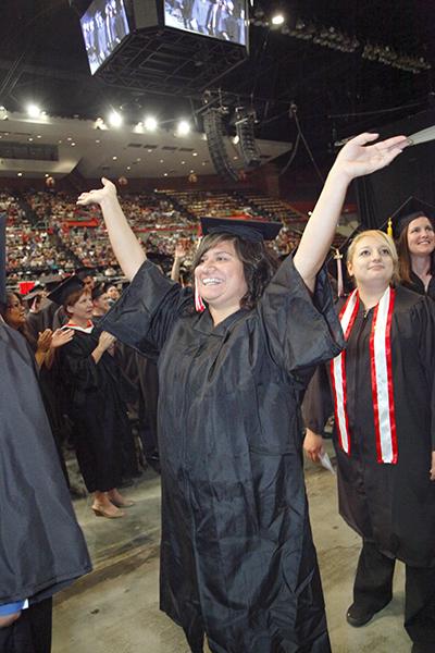 Fresno City College’s Graduation Ceremony at the Selland Arena on May 20, 2015. 