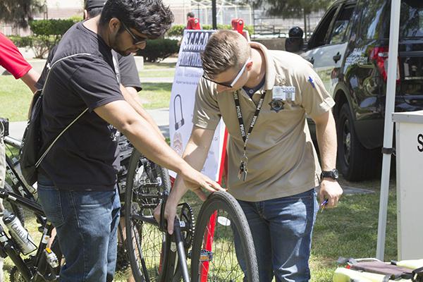 Students Get Tips on How To Prevent Bike Theft