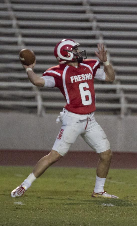 Quarterback Christian Rossi  threw the Rams to a victory versus Laney College. 