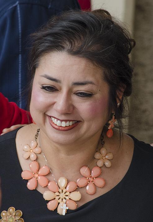 Monica Cuevas during the opening of the Fresno City College Dream Center on Sept. 29, 2015. 
