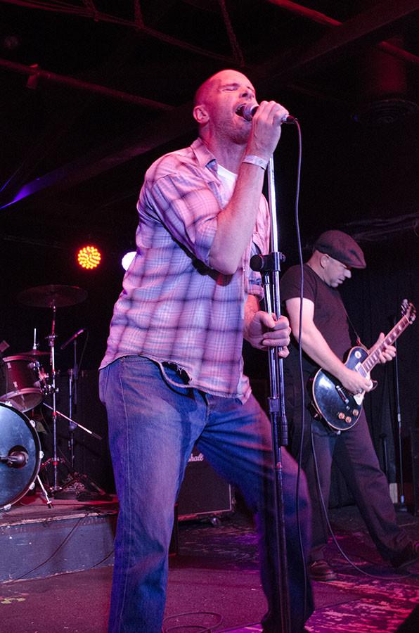 Frontman Johnny Peebucks Bonnel blows the crowd away at Strummers. Nov. 10, 2015. 