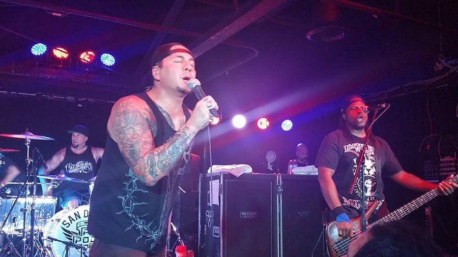 P.O.D. performs at Strummer’s in Fresno on Sept. 23
