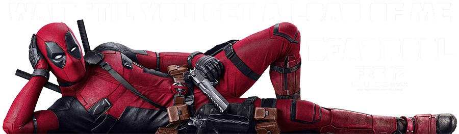 Get+a+maximum+effort+load+of+Deadpool%2C+played+by+Ryan+Reynolds%2C+when+Marvel+Universe%E2%80%99s+popular+anti-hero+hits+the+big+screen+on+Feb.+12%2C+2016.+