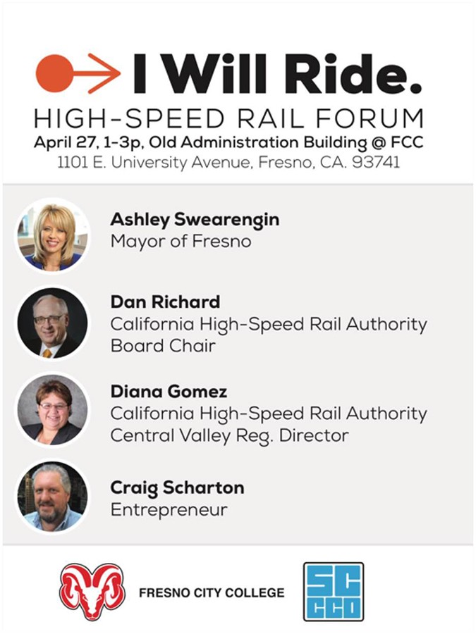 Forum planned to discuss benefits of high-speed rail