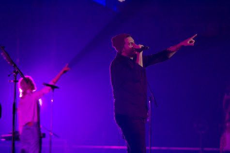 Hillsong United performs live at Selling Arena in Fresno, Calif. on May 16, 2016.