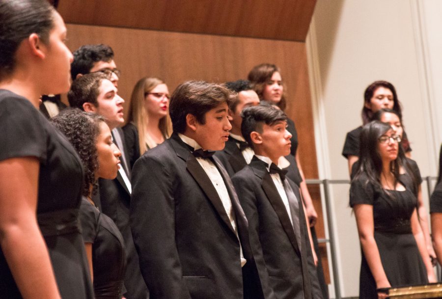 High schoolers perform during the 2016 Fall Festival in the Old Administration Building on Thursday, November 2, 2016. 