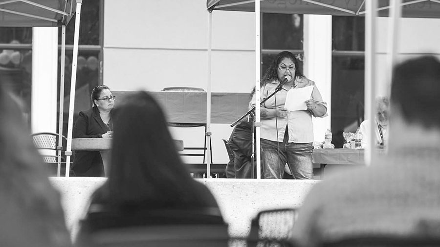 Students Mark Domestic Violence Awareness Month