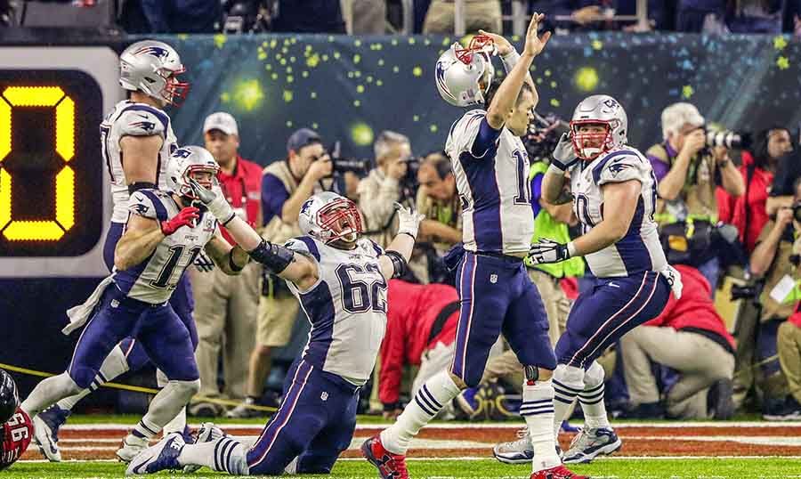 during Super Bowl 51 at NRG Stadium on February 5, 2017 in Houston, Texas.