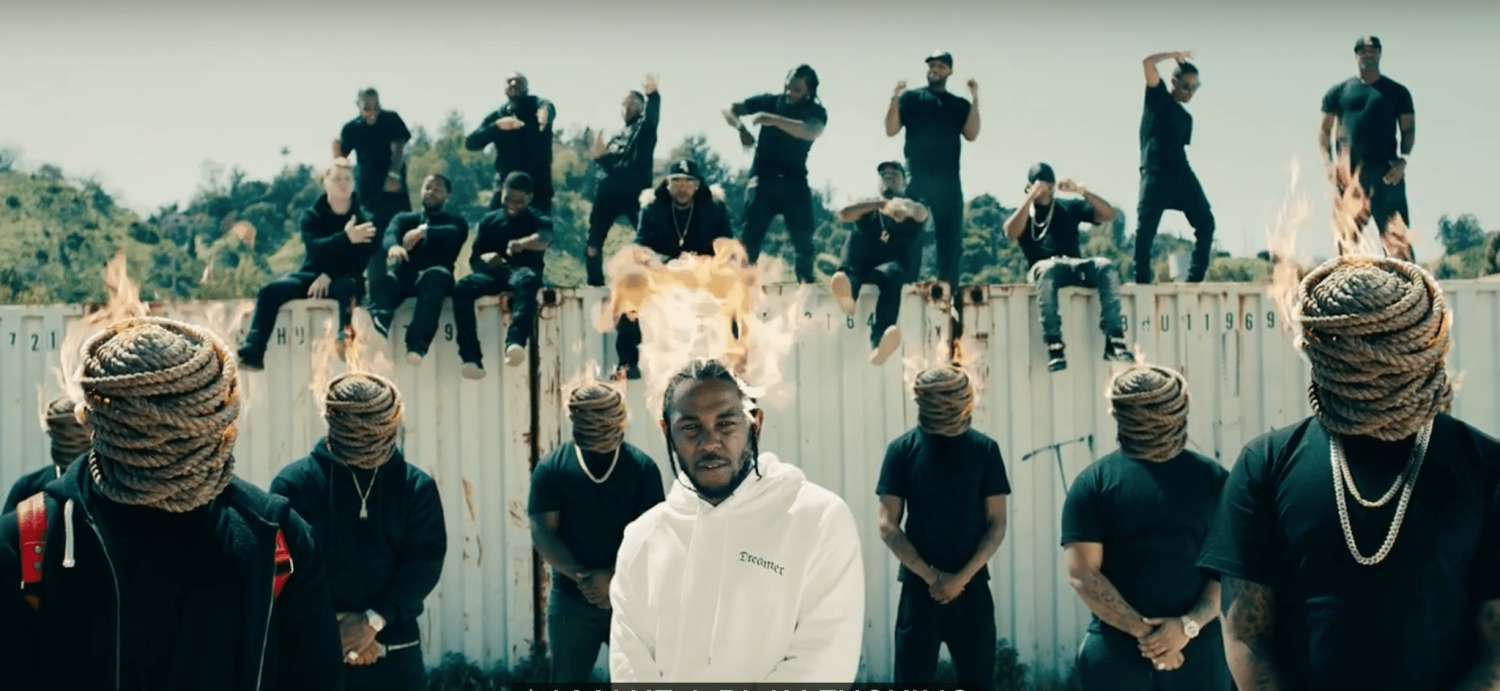 Kendrick Lamar Performing "HUMBLE." Photo courtesy of TDE Films / Freejoy Inc. 