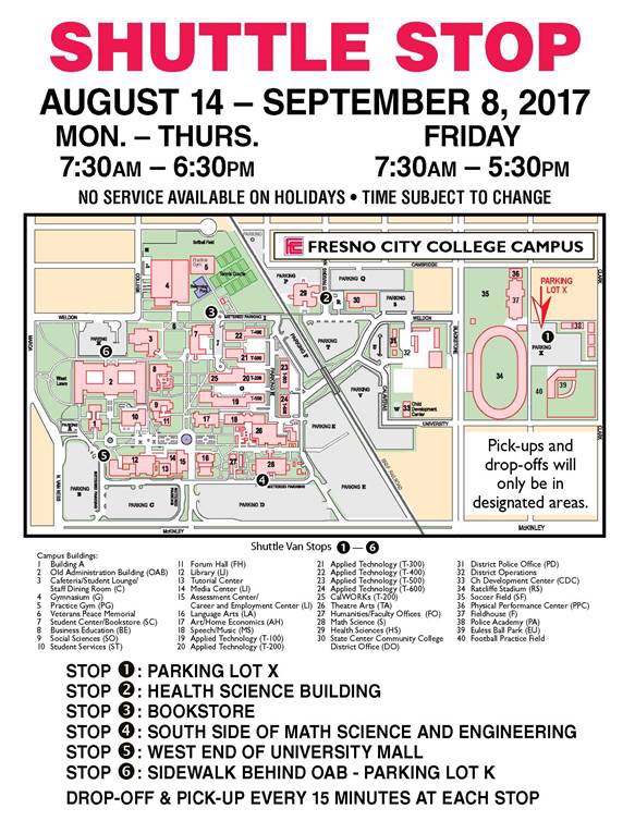 Need a Ride Around Campus? FCC Shuttle Services Can Help