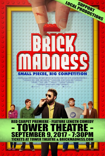 Brick Madness Movie Poster advertising Tower Theatre premiere courtesy of FresYes.com