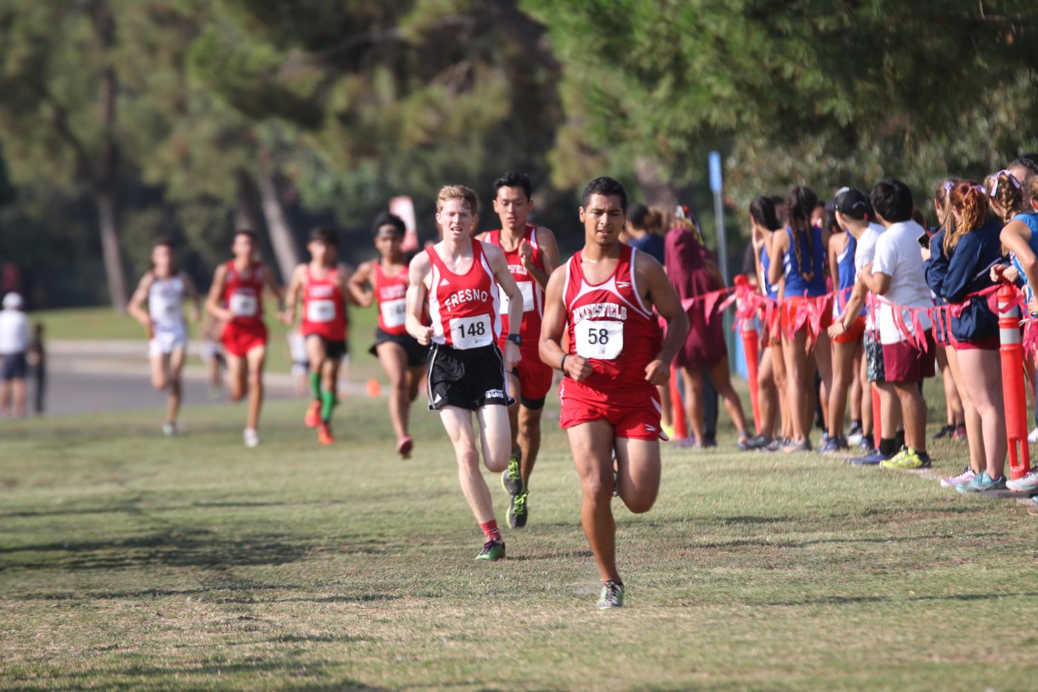 Fresno City College cross country teams ran against top competitors in the state at Woodward Park on Saturday, Sept. 9, 2017.