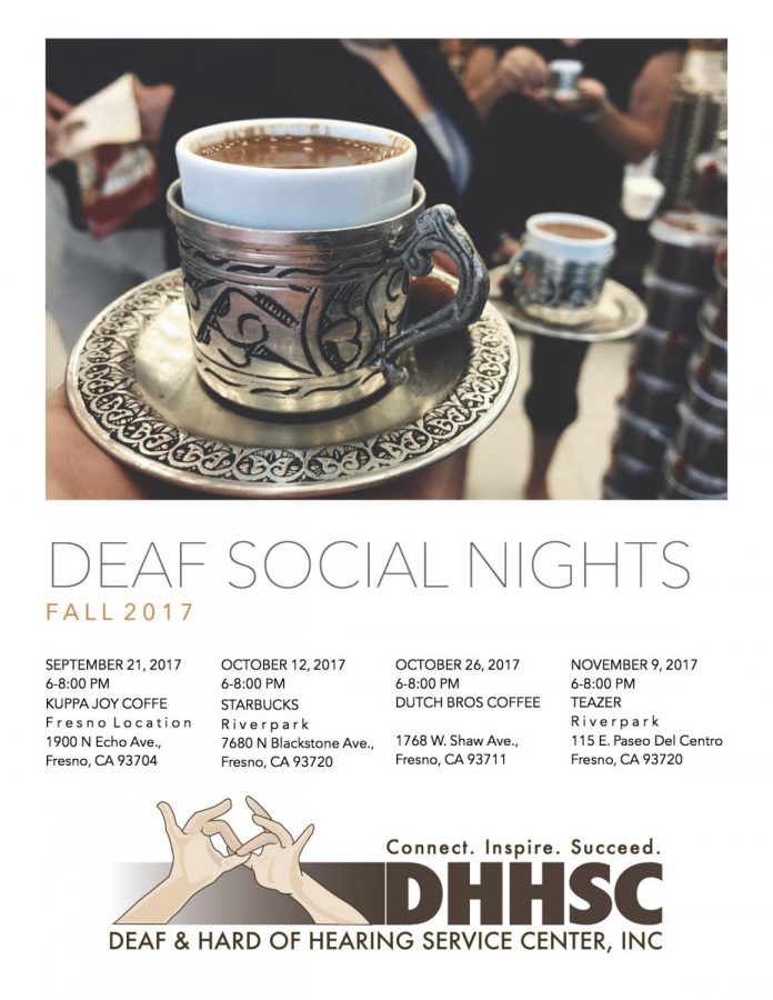 Upcoming DHHSC social night events.