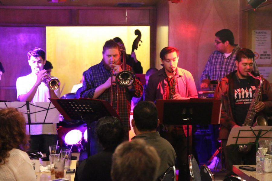 Fresno City College Latin Jazz Ensemble performs at Tokyo Garden Restaurant on Sunday, Nov. 19, 2017.