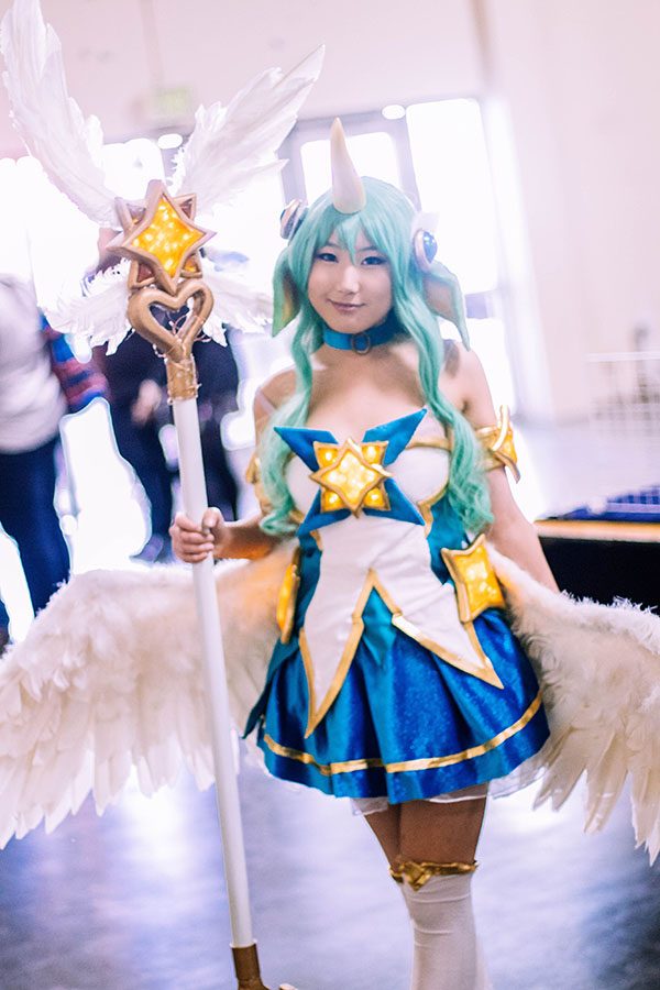 Yoonah cosplaying as Soraka roaming at Ani-Me Con 7.0 on Saturday March 17, 2018.