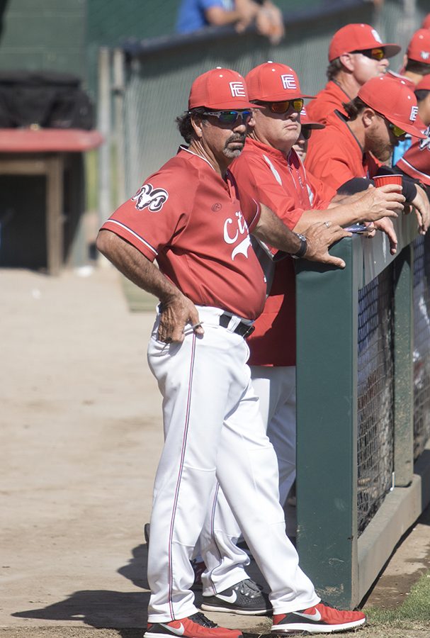 Baseball+Head+Coach+Ron+Scott+was+honored+after+his+1%2C000th+win.