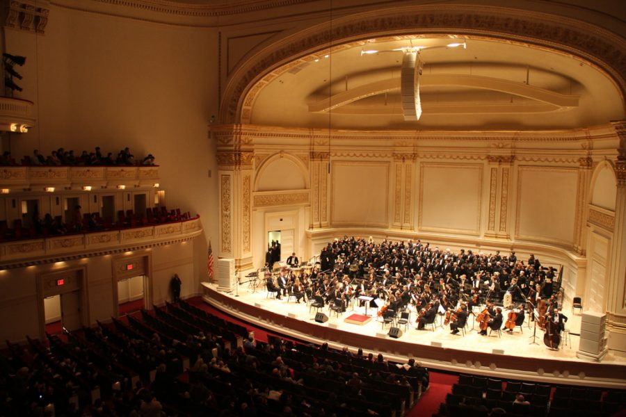 Carnegie hall in NYC, where FCC choir will perform June 2019. 