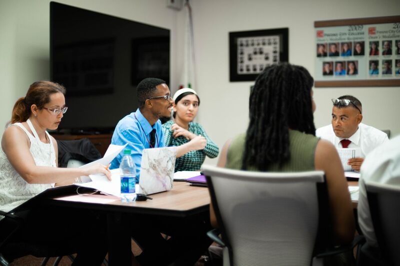 Associated Student Government President, Chirstopher Washington, holds a weekly meeting in the Student Lounge Conference Room on Tuesday, Sept. 11, 2018. Photo by Eric Ham