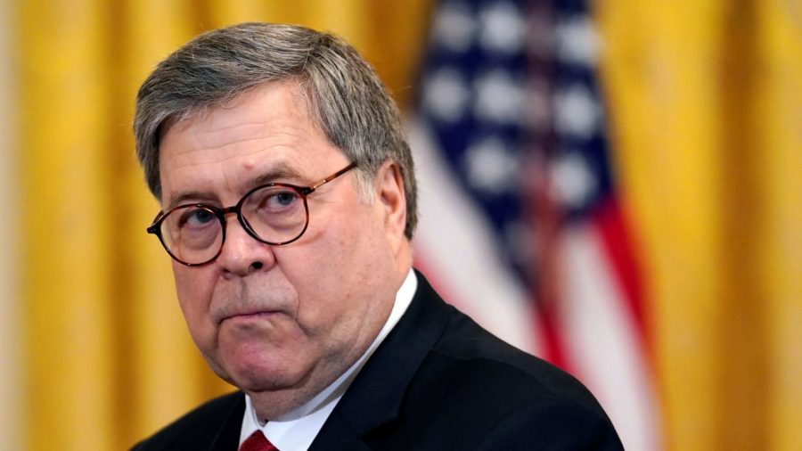 Attorney+General+William+Barr+plays+coy+when+asked+on+the+status+of+the+Muller+Report.