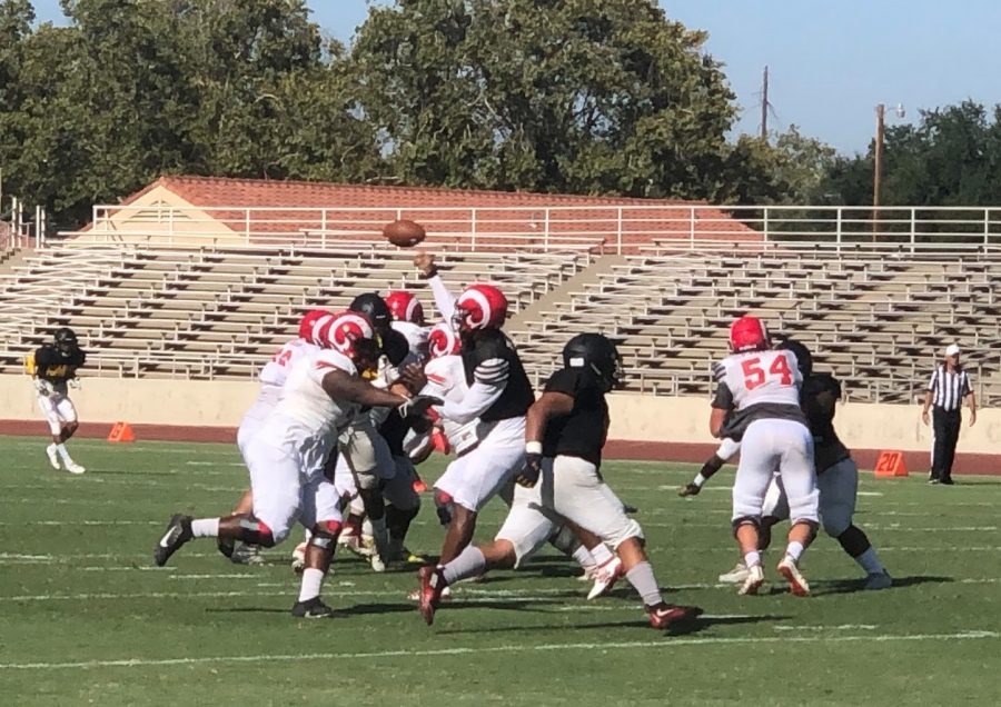 FCC and Chabot met in their preseason scrimmage on Aug. 29, 2019. The Rams will open their regular season home schedule at Ratcliff Stadium against Siskiyous on Sept. 14, 2019.