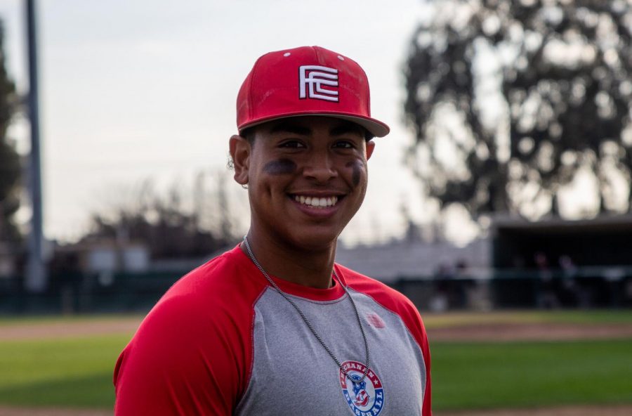 Freshman+outfielder+J.D+Ortiz+creates+a+thrilling+energy+when+hes+on+the+field.+His+style+is+driven+by+his+persevering+attitude%2C+a+reflection+of+his+Afro-Dominican+heritage.