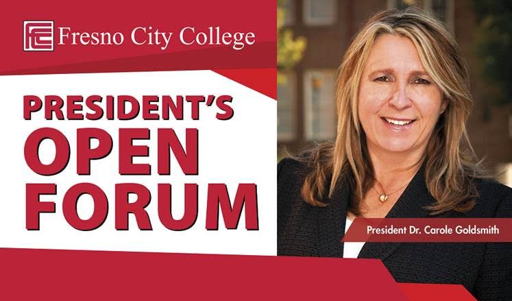 Image from Fresno City Colleges email to students about the upcoming open forum on Nov. 10. 