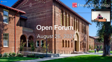 On Thursday Aug. 26, Fresno City College President Carole Goldsmith held the third open forum of the fall 2021 semester. 
