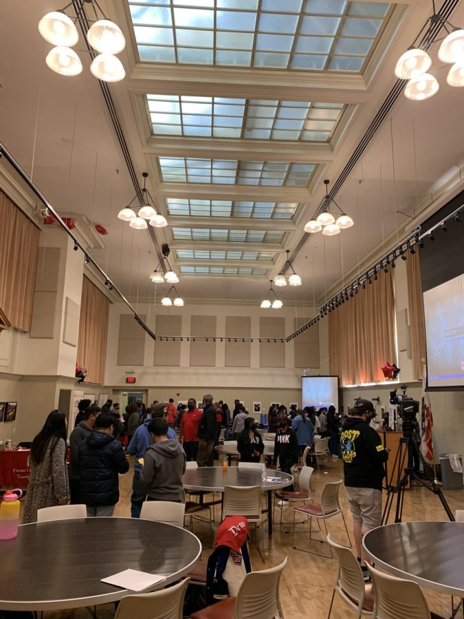 Fresno City College HBCU Caravan Tour 
in the OAB where people gathered as part of Black History month. 