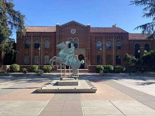 Monument as Living Memory set in front of the FCC Library. Photo provided by: Caleb Duarte
