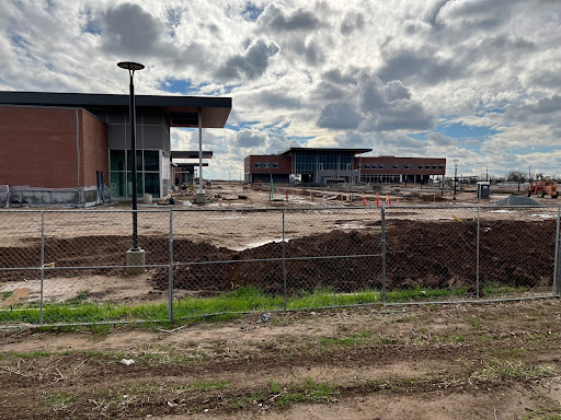 Updated photograph of the construction site of  West Fresno Campus on Dec. 3.