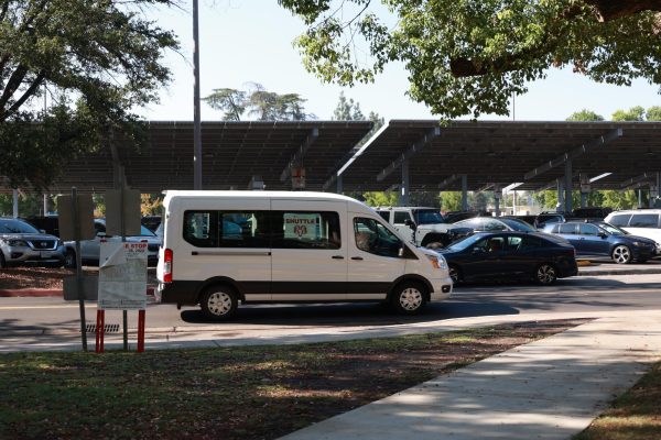 The Fresno City Shuttle runs every 20 to 30 minutes and has 6 drop off and pick up locations around campus on Mondays through Thursdays 7:30 a.m to 6:30 p.m and Fridays 7:30 a.m. to 12:00 p.m.
Photo was taken on Aug. 24, 2023.