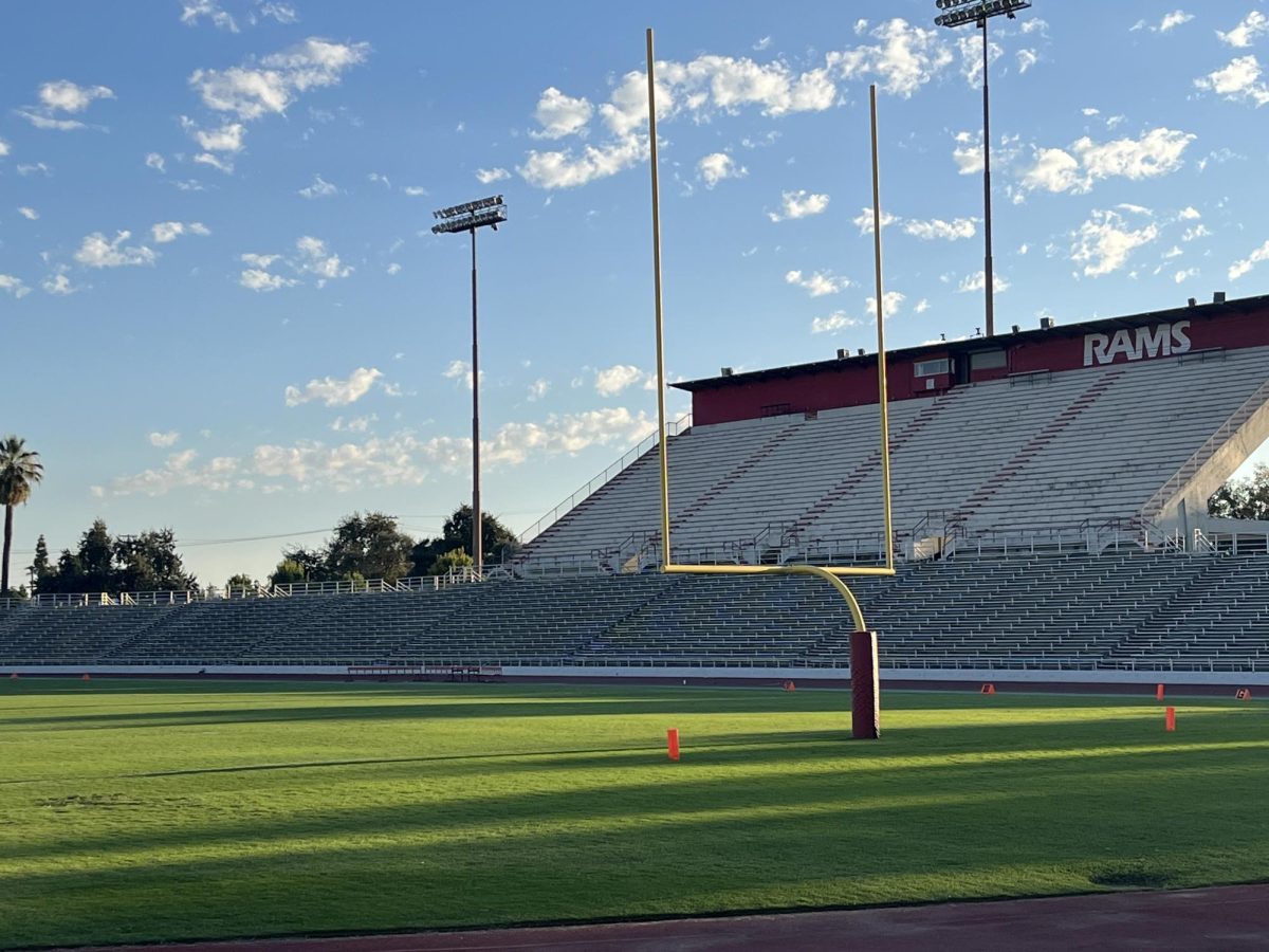 Ratcliffe Stadiums field in Fresno CA, on Aug. 25, 2023.
