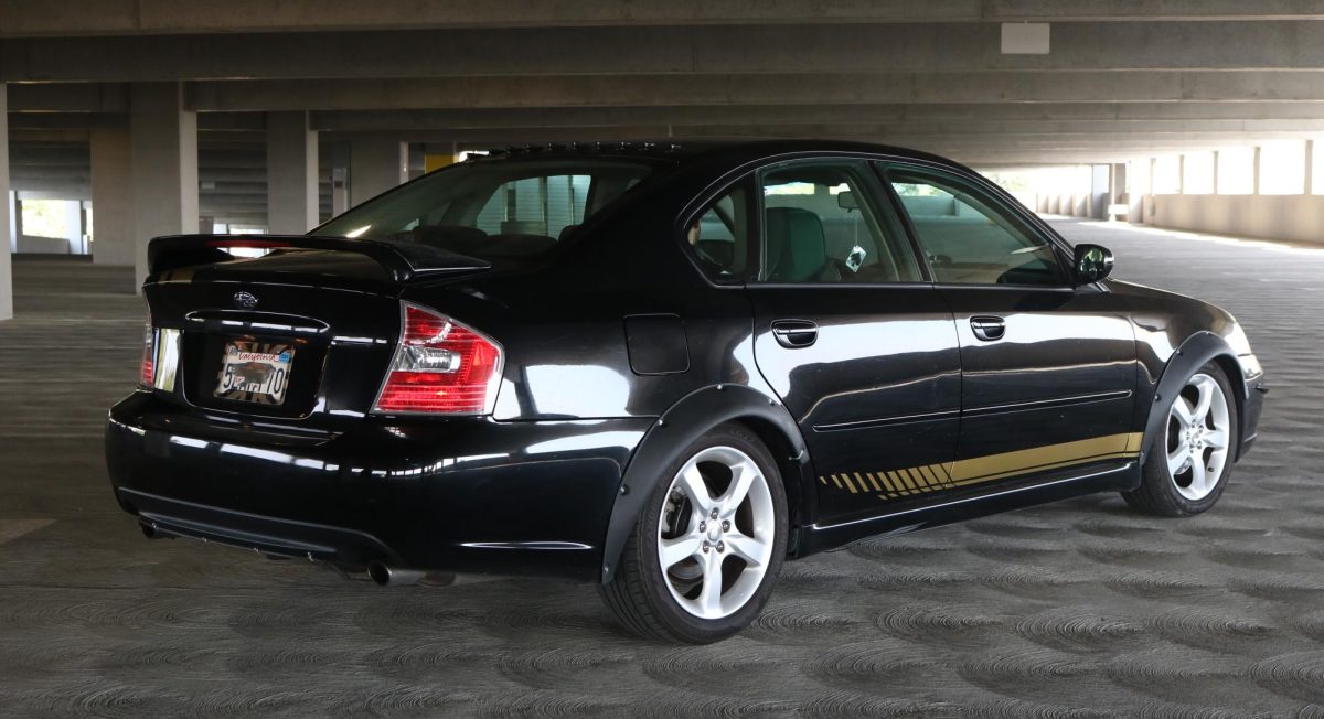 Will Fosters car in Fresno City College parking structure, 9/21/23.