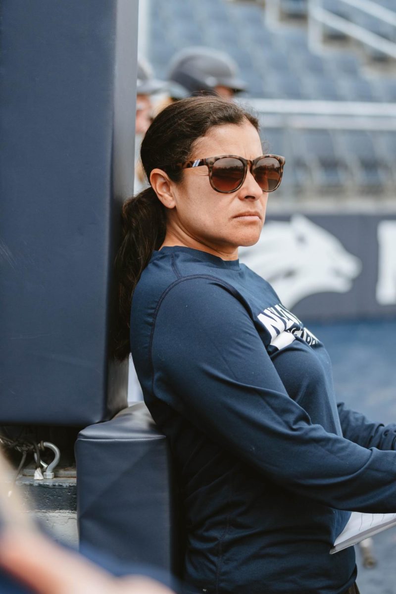 Linda Garza pictured at the Christina M. Hixson Softball Park at the University of Nevada, Reno. (Photo/Courtesy of Linda Garza)