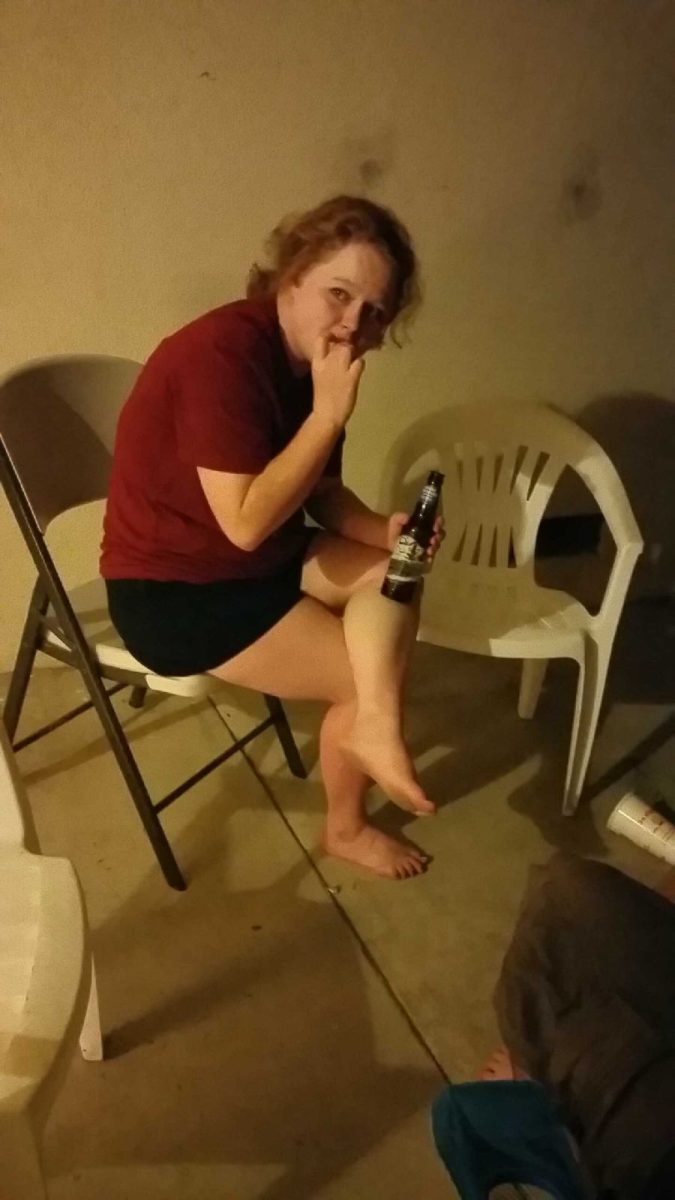 This was me July 19 2015 at a friend’s
house drinking a beer at a party smoking
a joint, my average night for six years.