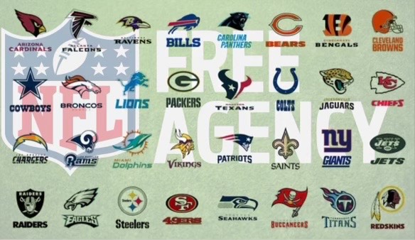 All 32 NFL teams declaring their picks for free agency.