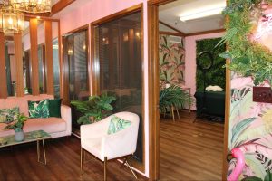 Inside the main entrance area of Candy Ink Tattoos studio on Dec. 7.