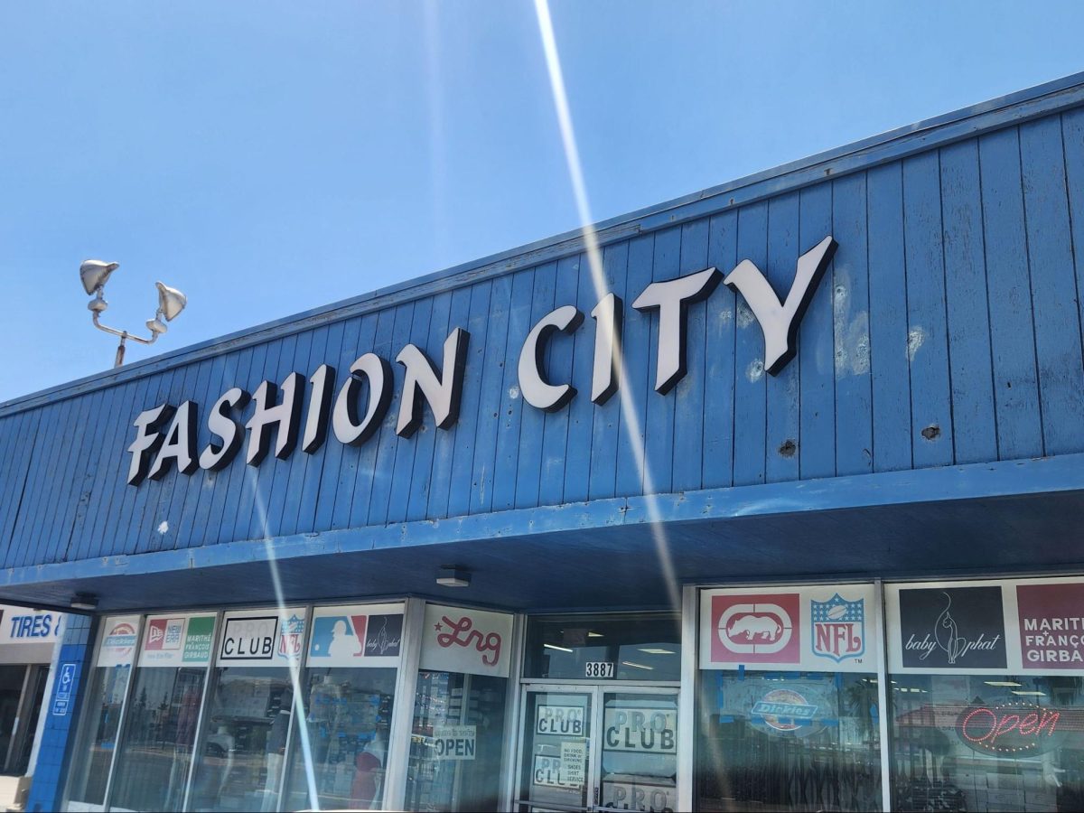 The outside of Fashion City on North Blackstone Avenue on May 8, 2025.