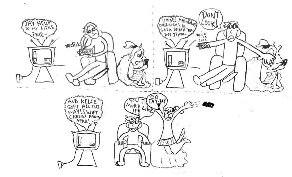 Originally created for the Rampage newspaper and featured on Page 10 of the edition published on March 20, 2024.