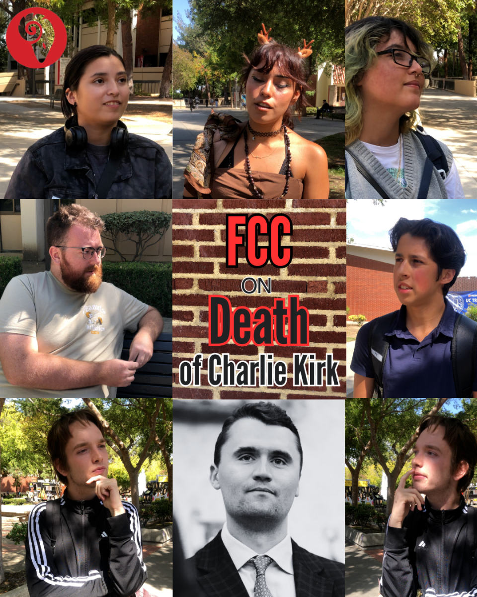 A thumbnail made for the Instagram reel posted on Sep. 10 with the faces of each FCC student interviewed for the video.