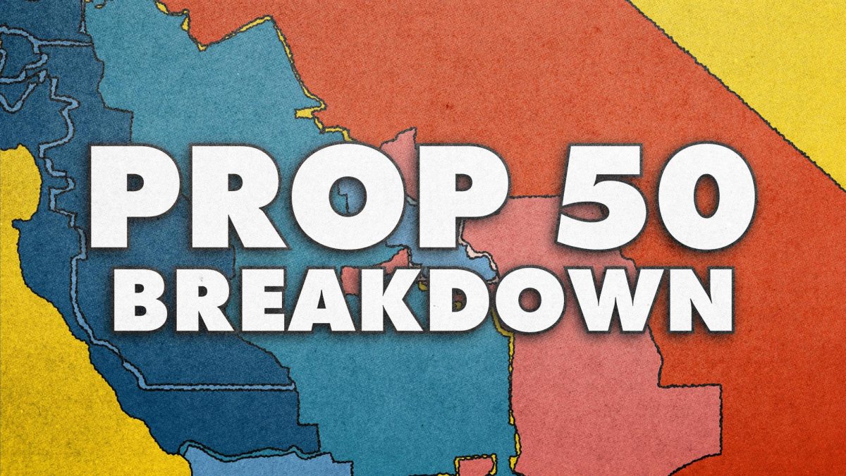 Prop 50 breakdown. Graphic by Wyatt Bible.