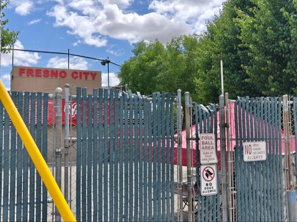 The Baseball field at Fresno City College on April 11.